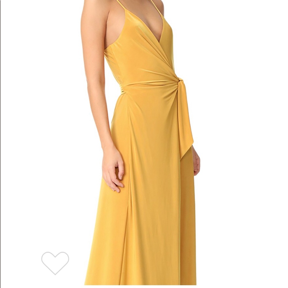 Misa Veronika Mustard Maxi Dress - Small